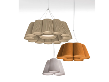 FLORINDA - Fabric pendant lamp by Modo Luce - view 2
